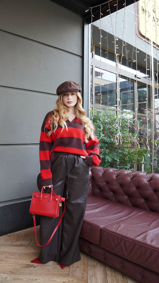 Pullover polo HARRODS red