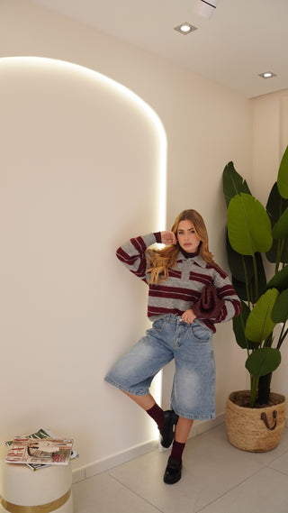 Bermuda BLESSING denim chiaro