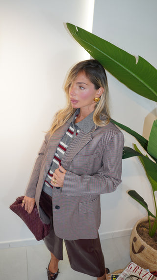 Blazer GALLES bordeaux