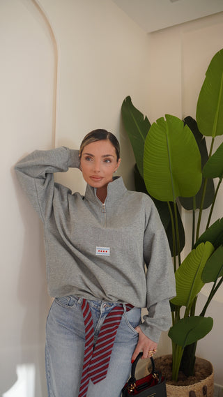 Felpa CHICAGO grigia