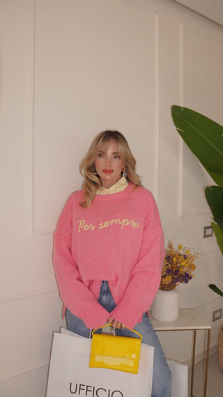 Pullover Cozy PER SEMPRE pink