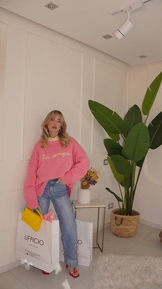 Pullover Cozy PER SEMPRE pink