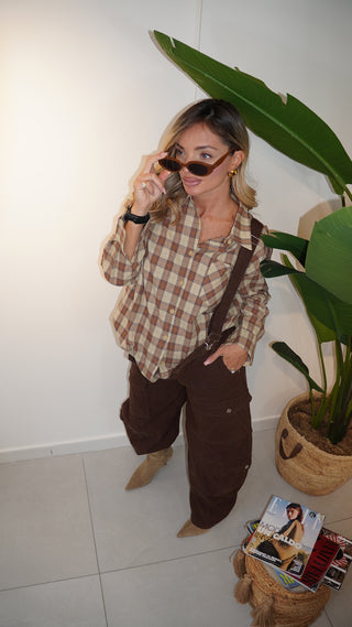 Jeans SALOPETTE ALMOND