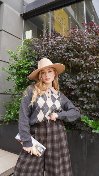 Pullover polo KENNY grigio