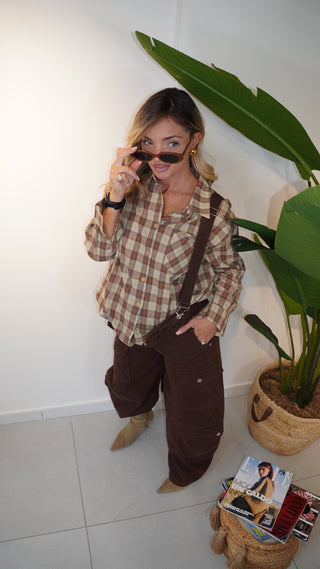 Jeans SALOPETTE ALMOND