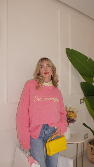 Pullover Cozy PER SEMPRE pink