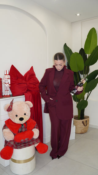 Tailleur STUDIO bordeaux