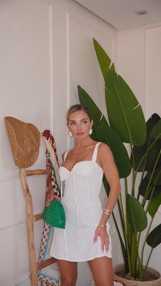 Mini-dress CANNES white