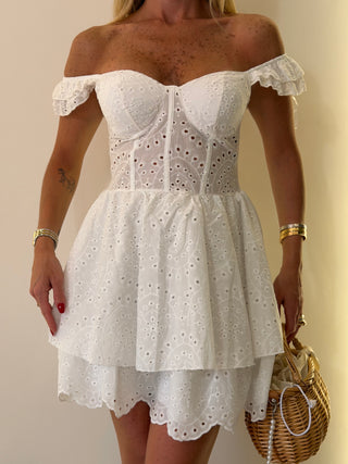 Abito VERANO sangallo white