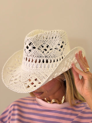 CAPPELLO IN PAGLIA BIANCO