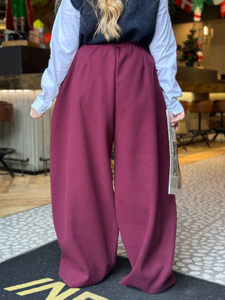 Pantalone AVRIL bordeaux