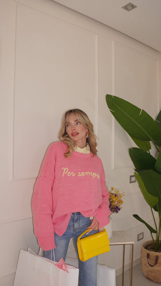 Pullover Cozy PER SEMPRE pink