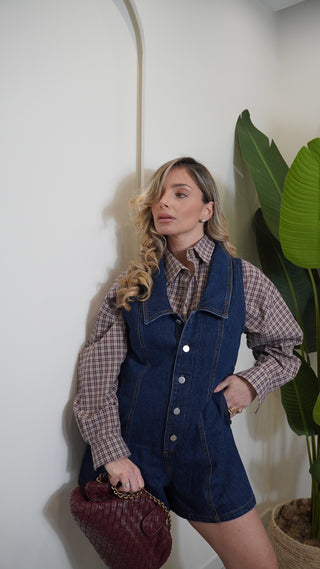 Salopette denim LIZZIE