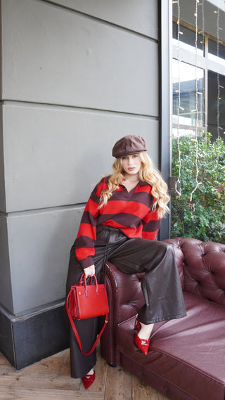 Pullover polo HARRODS red