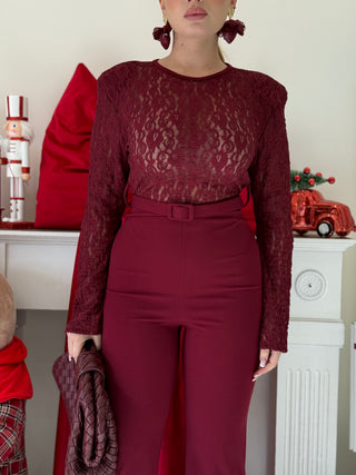 Jumpsuit CARTIER bordeaux