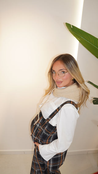 Camicia CROP white