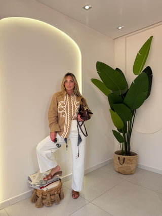 Pantalone CANCUN burro