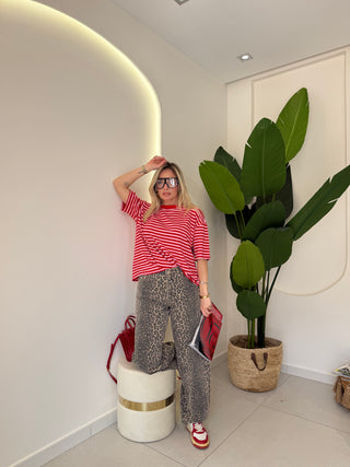 Jeans maculato ANIMALIER