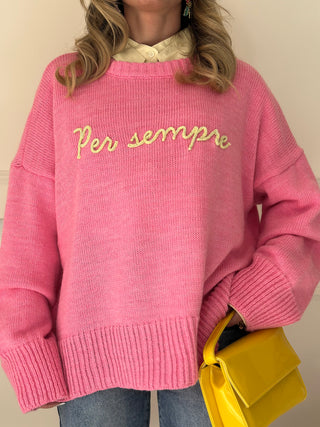 Pullover Cozy PER SEMPRE pink