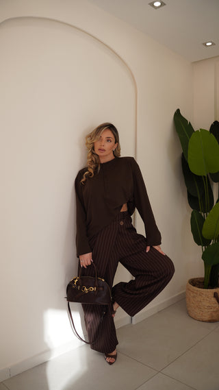 T-shirt ESSENCIAL brown