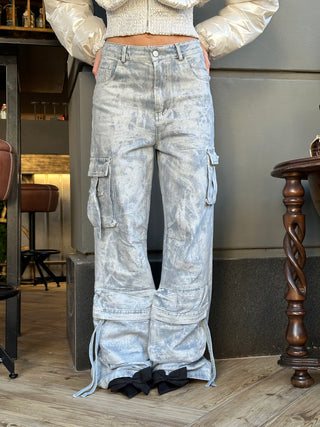 Jeans cargo LIS SILVER