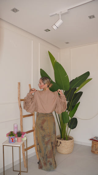 Blusa RIO camel