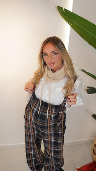 Camicia CROP white