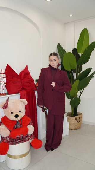 Tailleur STUDIO bordeaux