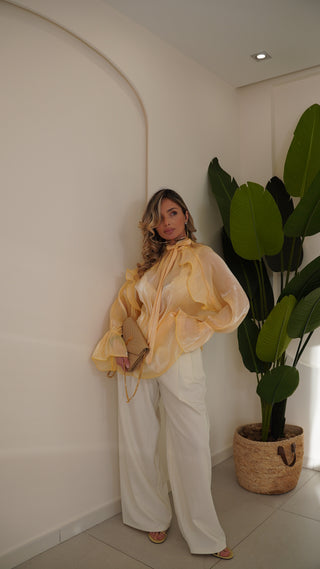 Pantalone HELENA panna