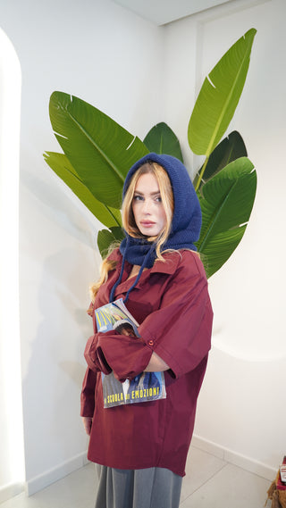 Camicia MINIMAL bordeaux