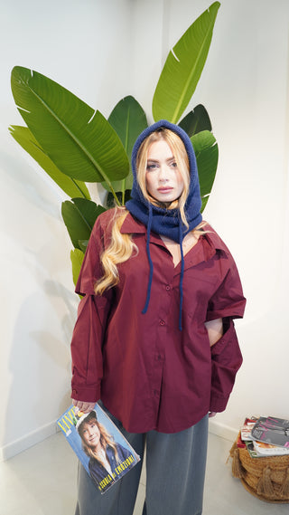 Camicia MINIMAL bordeaux