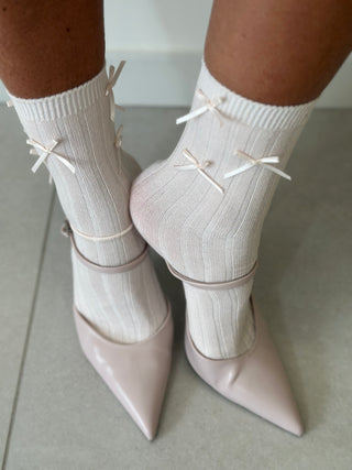 Calzino fiocco pink