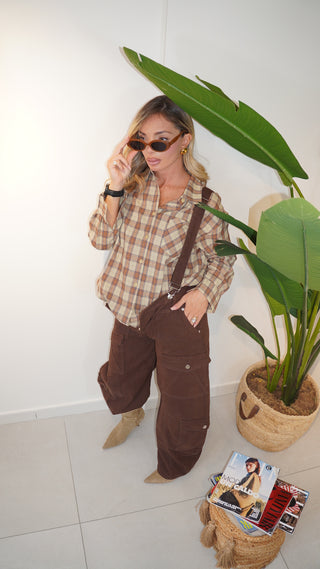 Jeans SALOPETTE ALMOND