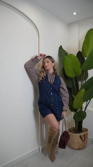 Salopette denim LIZZIE