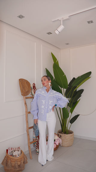 Pantalone white NIZZA