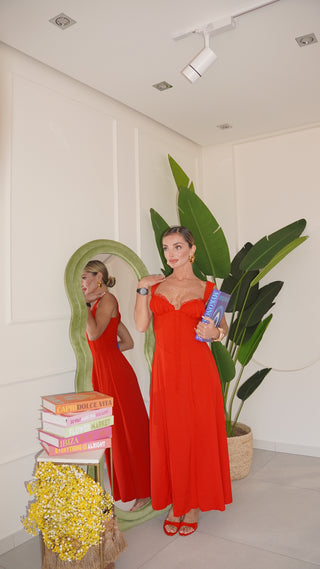 Abito POLLY red