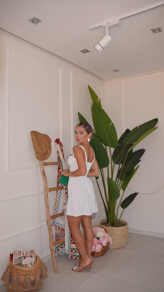 Mini-dress CANNES white