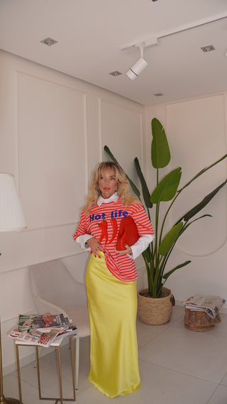 Shirt HOT LIFE pink