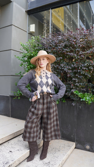 Pullover polo KENNY grigio