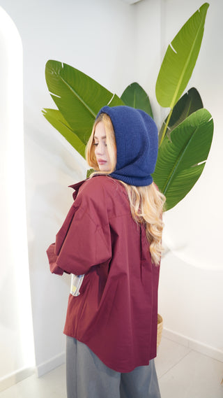 Camicia MINIMAL bordeaux