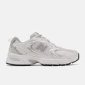 White With Silver Metallic