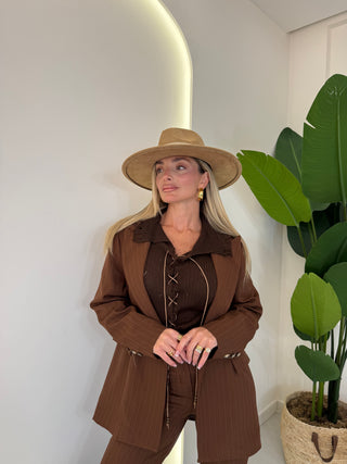 Tailleur MONACO brown