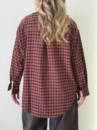 Camicia SCOTT bordeaux