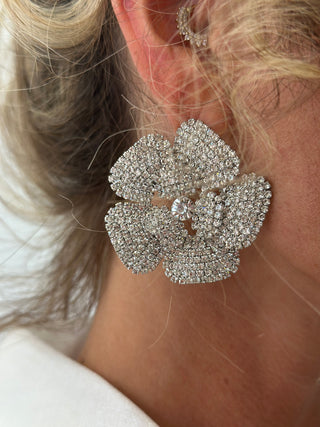 Orecchino FIORE BRILLANT Silver