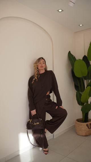 T-shirt ESSENCIAL brown