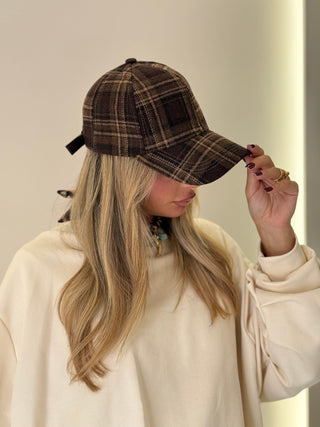 BERRETTO QUADRONI brown