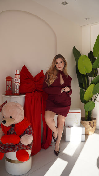 Dress JAPAN bordeaux