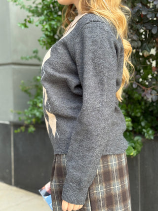 Pullover polo KENNY grigio