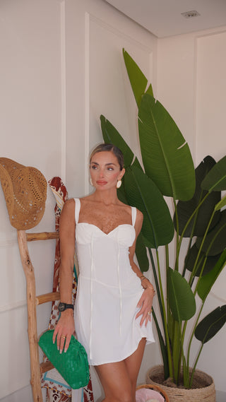 Mini-dress CANNES white