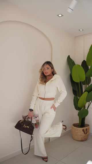 Coordinato di tuta VICTORIA panna